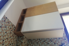 Meble kuchenne Ral9001 i płyty Egger H3303