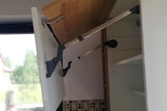 Meble kuchenne Ral9001 i płyty Egger H3303