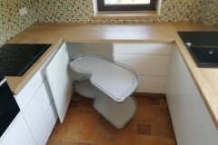 Meble kuchenne Ral9001 i płyty Egger H3303