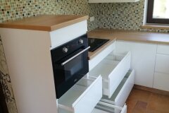 Meble kuchenne Ral9001 i płyty Egger H3303
